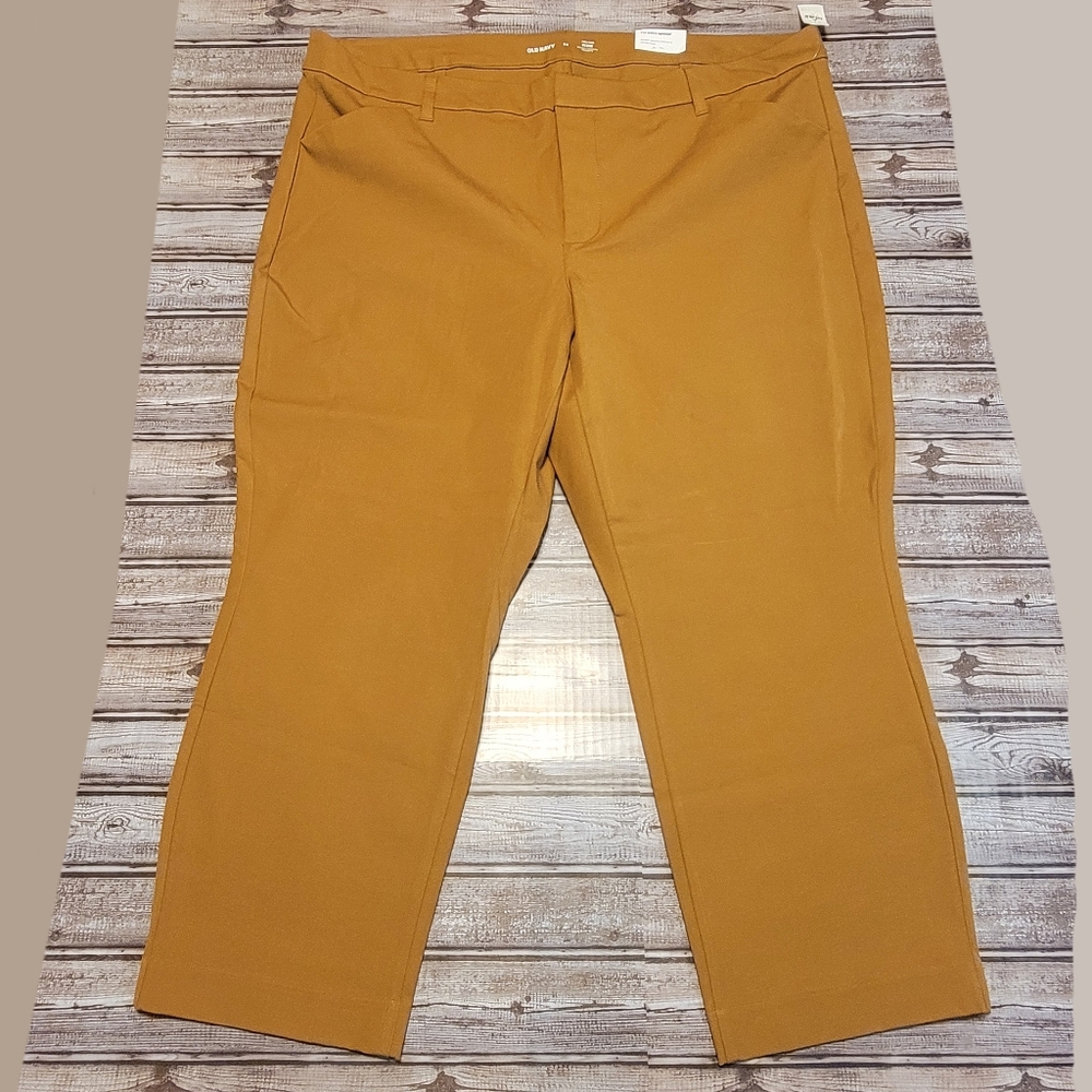 NWT Old Navy High-Waisted Pixie Straight Pants Size 24